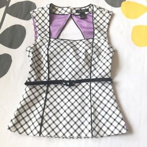 WH | BM Tank Top Belt Abstract